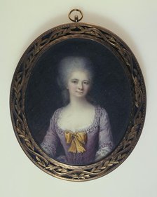 Portrait of a young woman, c1785. Creator: Ignace Jean Victor Campana.