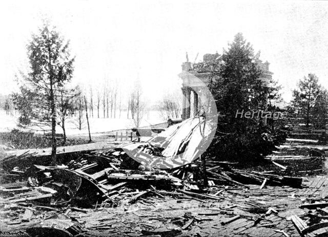 The Cyclone at Louisville, Kentucky, United States: the Waterworks, 1890. Creator: Unknown.