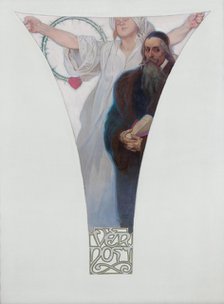 John Amos Comenius, 1911. Artist: Mucha, Alfons Marie (1860-1939)