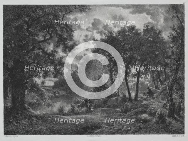 After the Shower. Creator: François-Louis Français (French, 1814-1897).