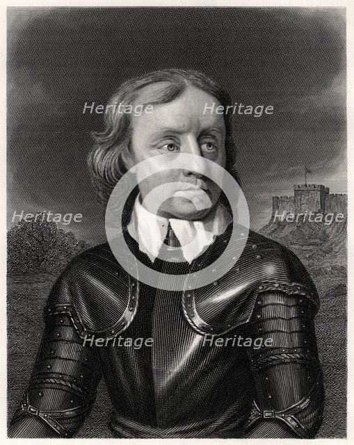 Oliver Cromwell, 19th century. Creators: Unknown, Oliver Cromwell.