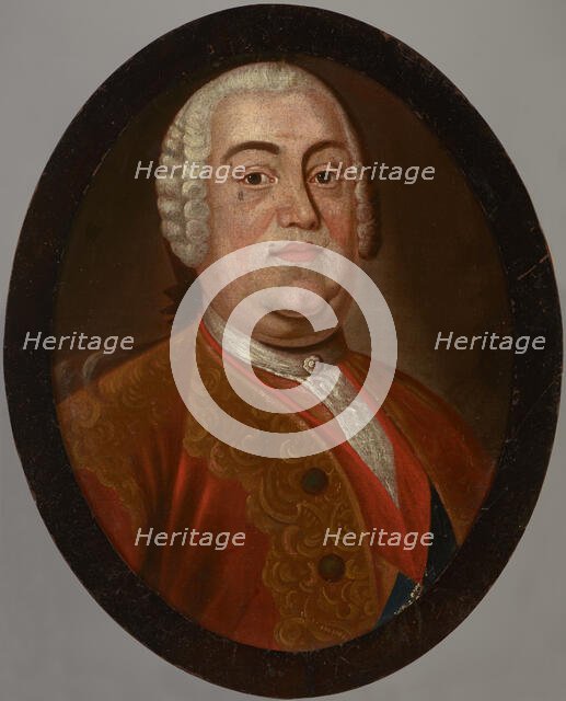 Portrait of Augustus III of Saxony (1696-1763), King of Poland, around the mid-18th century. Creator: Unknown.