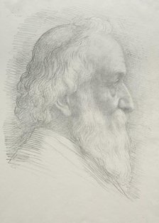 Self-Portrait (10th Plate). Creator: Alphonse Legros (French, 1837-1911).