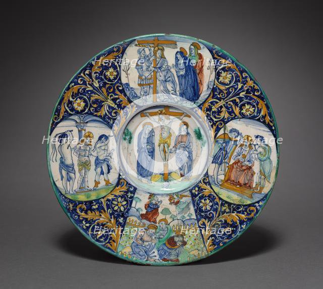 Plate, c. 1510. Creator: Painter of the Royal Procession (Italian).