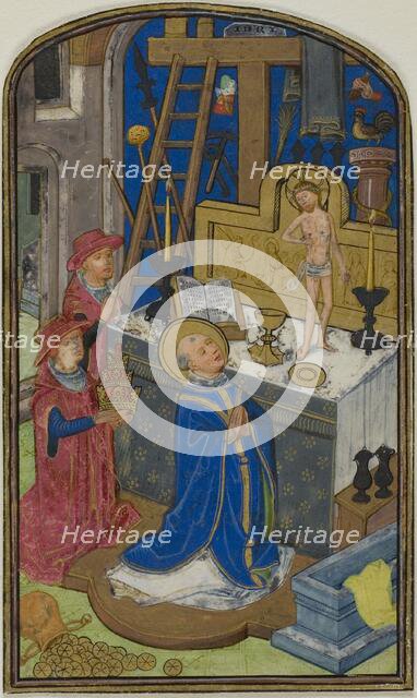 The Mass of St. Gregory, from a Book of Hours, 1460/70.