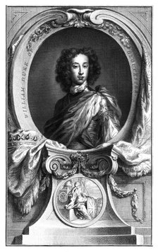 William, Duke of Gloucester, (1689-1700), 1745.Artist: Houbraken