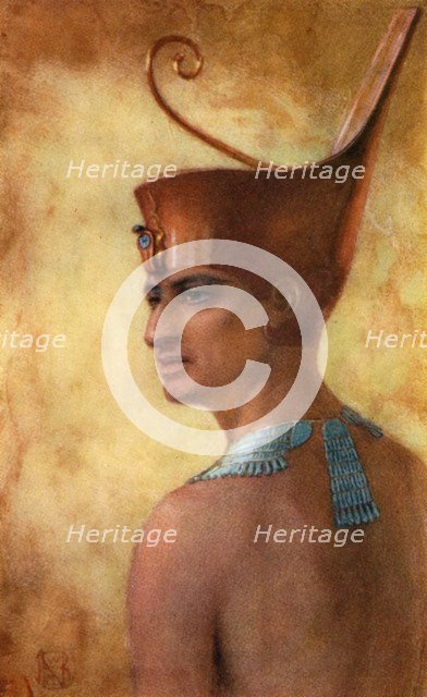 Pepi I, Ancient Egyptian pharaoh of the 6th dynasty, 24th-23rd century BC (1926).  Artist: Winifred Mabel Brunton