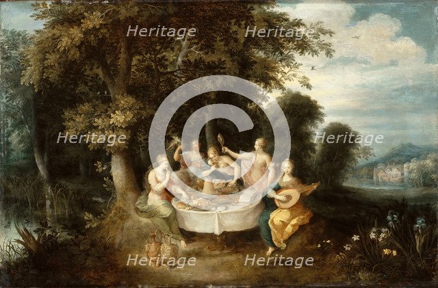 The five senses. Artist: Govaerts, Abraham (1589-1626)