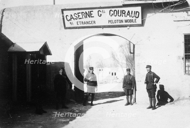French Foreign Legion barracks, 20th century. Artist: Unknown