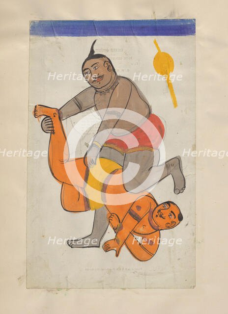 Wrestlers. Creator: Unknown.