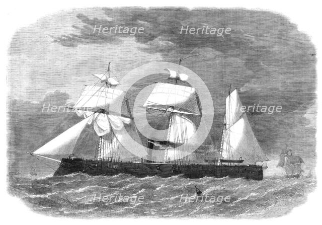 The new iron-clad fleet: Her Majesty’s sloop-of-war Enterprise, 1864. Creator: Smyth.