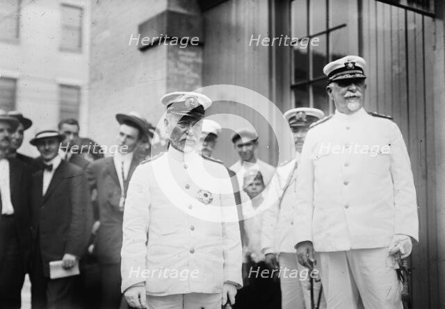 Admiral Togo & Admiral Leutze, between c1910 and c1915. Creator: Bain News Service.