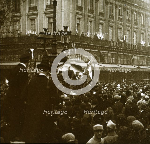 Armistice, Paris, 1918. Artist: Unknown.