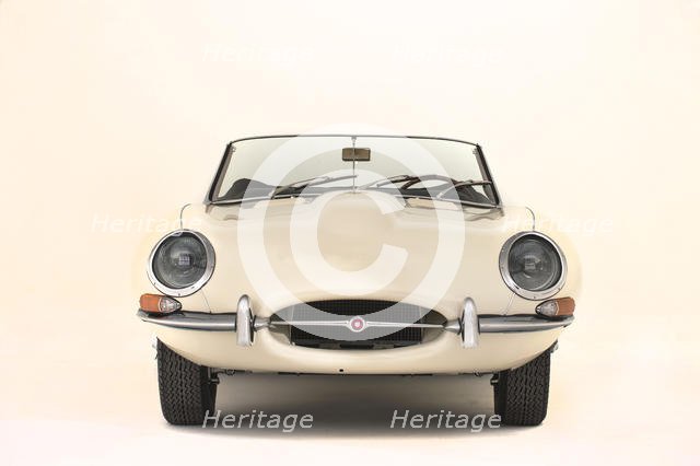 1964 Jaguar E type Series 1 drophead coupe. Creator: Unknown.