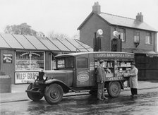 Mobile confectionery shop, a 1932 Bedford 30cwt WS lorry, (c1932?). Artist: Unknown.