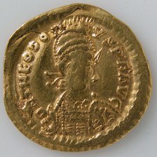 Solidus, Byzantine, 408-518. Creator: Unknown.