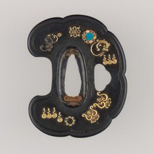 Sword Guard (Tsuba), Japanese, 17th century. Creator: Unknown.