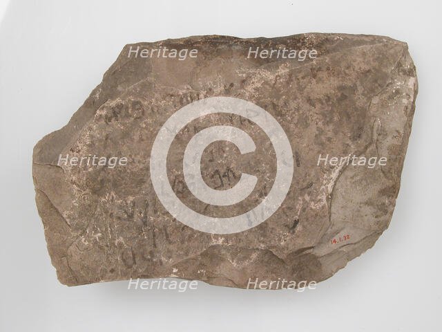 Ostrakon, Coptic, 600. Creator: Unknown.