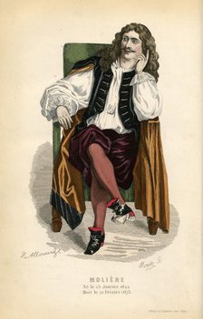 'Molière', 1868. Creator: Monnin.
