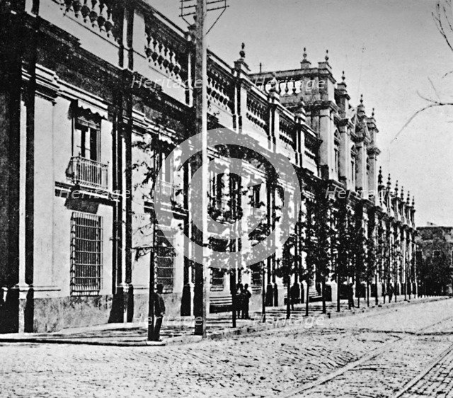 'The Government Palace, Santiago', 1911. Artist: Unknown.