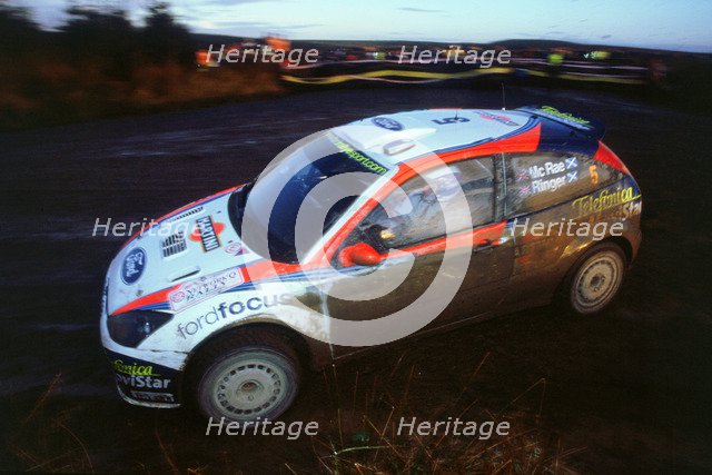 Colin McRae in Ford Focus RS WRC, Network Q rally2002. Artist: Unknown.