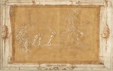 Various Figure Studies, c. 1493/1495. Creator: Filippino Lippi.