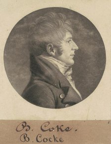 Benjamin Cocke, 1805. Creator: Charles Balthazar Julien Févret de Saint-Mémin.