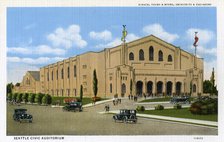 Seattle Civic Auditorium, Washington, USA, 1928. Artist: Unknown