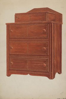 Sewing Cabinet, c. 1937. Creator: Frank Eiseman.