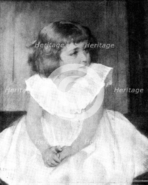 Beautiful Children at the Grafton Gallery: Lise - Albert Edelfeldt, 1895. Creator: Unknown.