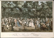 The Public Promenade, 1792. Artist: Debucourt, Philibert-Louis (1755-1832)