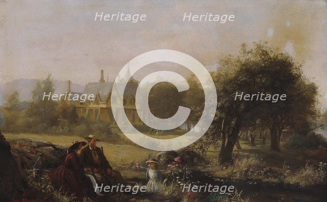 Summer Flowers, 1859. Creator: Jerome Thompson.