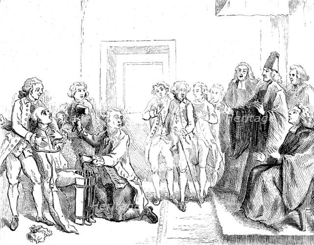 Centenary of John Howard, Prison Reformer: the torture of the Boot as applied...in 1777, (1890). Creator: Unknown.