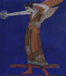 Costume design for the play Famira-kifared by I. Annensky, 1916. Artist: Exter, Alexandra Alexandrovna (1882-1949)