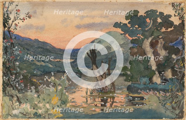 Stage design for the theatre play Snow Maiden by Alexander Ostrovsky.