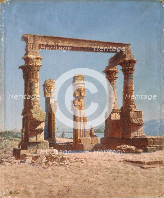 An Egypt Temple Ruin. Artist: Vereshchagin, Vasili Vasilyevich (1842-1904)