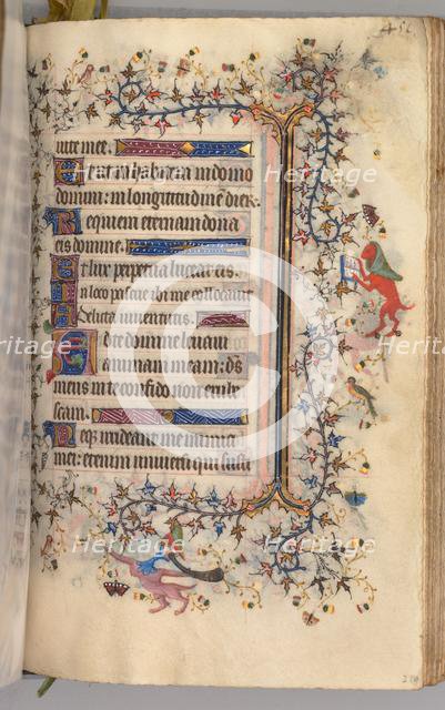 Hours of Charles the Noble, King of Navarre (1361-1425): fol. 220r, Text, c. 1405. Creator: Master of the Brussels Initials and Associates (French).
