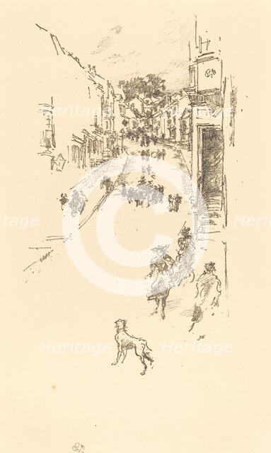 Sunday, Lyme Regis, 1895. Creator: James Abbott McNeill Whistler.