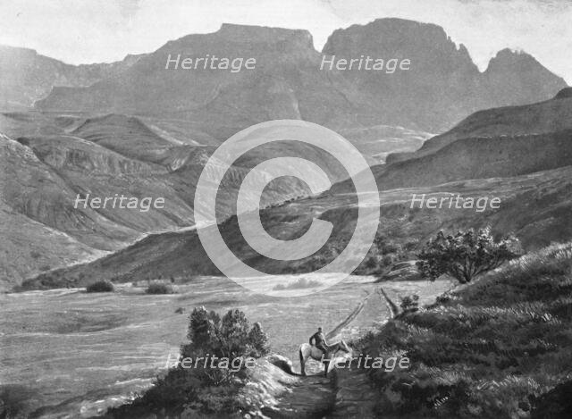 ''Une vue des Drakensbergen; Afrique Australe', 1914. Creator: Unknown.