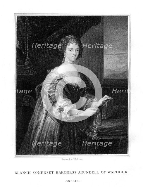 Blanche Somerset, Lady Arundell of Wardour, (1827). Artist: TA Dean