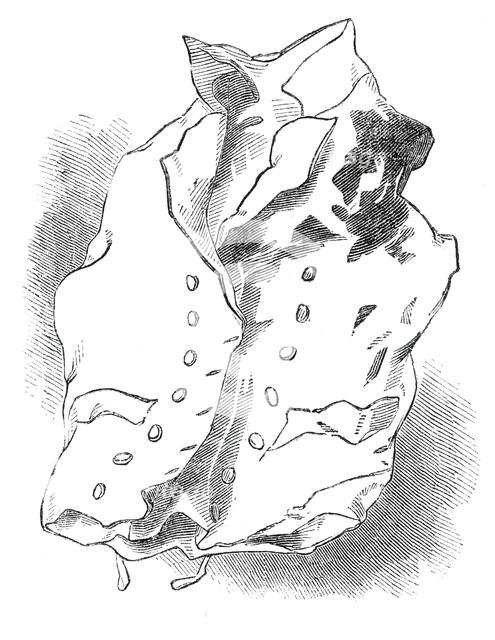 The waistcoat worn by Nelson, at the Battle of Trafalgar, 1845. Creator: Unknown.