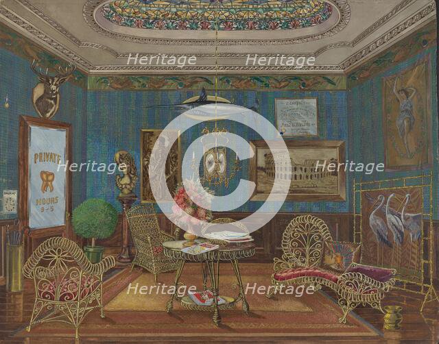 Dentist's Waiting Room, 1935/1942. Creator: Perkins Harnly.