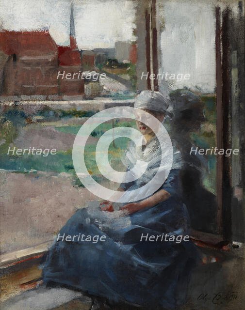 Breton Woman (Version II), 1890. Creator: Olga Boznanska.