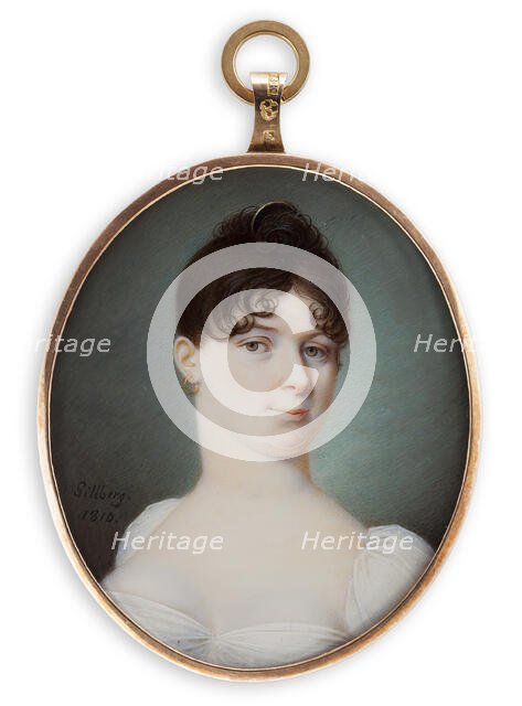 Portrait of a young lady, 1810. Creator: Jakob Axel Gillberg.