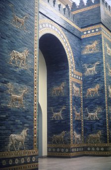 Ishtar Gate, Neo-Babylonian, c575 BC. Artist: Unknown
