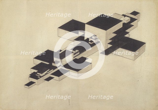 Design for Supremolet (Suprematist Plane). Artist: Chashnik, Ilya Grigoryevich (1902-1929)