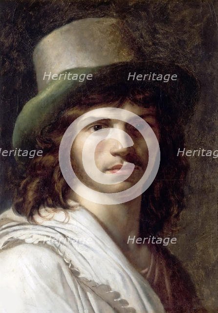 Self-Portrait, 1795. Creator: Girodet de Roucy Trioson, Anne Louis (1767-1824).