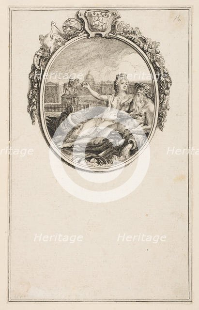 Inauguration de la statue equestre de Louis XV, 1766. Creator: Pierre Chenu.