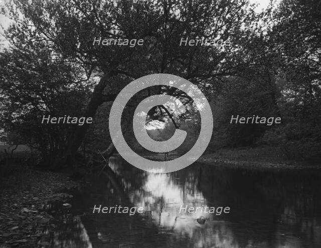 Fishing on the Genegantslet, Smithville Flats, N.Y., c1900. Creator: Unknown.