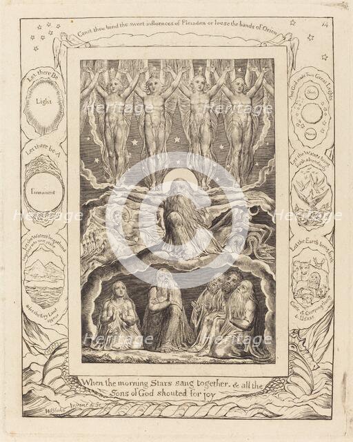 The Creation, 1825. Creator: William Blake.